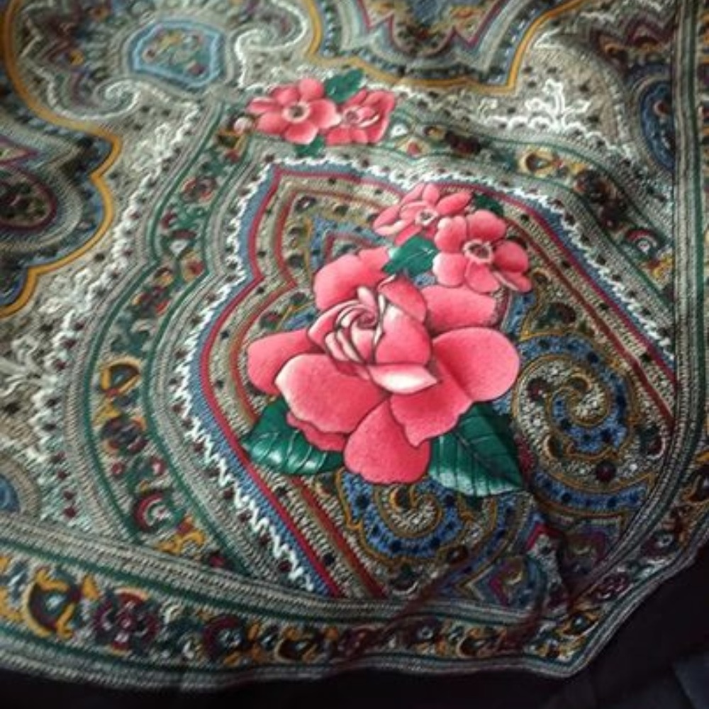 Floral Paisley Scarf  by Tie Rack 100% Polyester